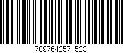 Código de barras (EAN, GTIN, SKU, ISBN): '7897642571523'
