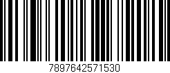 Código de barras (EAN, GTIN, SKU, ISBN): '7897642571530'