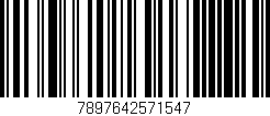 Código de barras (EAN, GTIN, SKU, ISBN): '7897642571547'