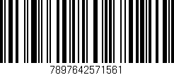 Código de barras (EAN, GTIN, SKU, ISBN): '7897642571561'