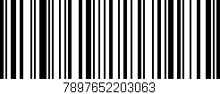 Código de barras (EAN, GTIN, SKU, ISBN): '7897652203063'