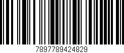 Código de barras (EAN, GTIN, SKU, ISBN): '7897789424829'