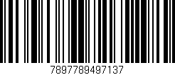 Código de barras (EAN, GTIN, SKU, ISBN): '7897789497137'