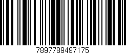 Código de barras (EAN, GTIN, SKU, ISBN): '7897789497175'