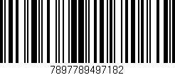 Código de barras (EAN, GTIN, SKU, ISBN): '7897789497182'
