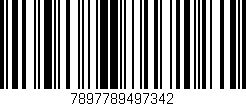 Código de barras (EAN, GTIN, SKU, ISBN): '7897789497342'