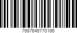 Código de barras (EAN, GTIN, SKU, ISBN): '7897848770188'