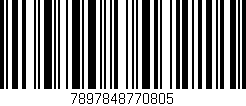 Código de barras (EAN, GTIN, SKU, ISBN): '7897848770805'