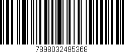 Código de barras (EAN, GTIN, SKU, ISBN): '7898032495368'