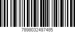 Código de barras (EAN, GTIN, SKU, ISBN): '7898032497485'