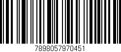 Código de barras (EAN, GTIN, SKU, ISBN): '7898057970451'