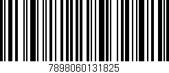 Código de barras (EAN, GTIN, SKU, ISBN): '7898060131825'