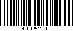 Código de barras (EAN, GTIN, SKU, ISBN): '7898125117030'