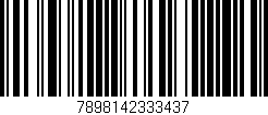 Código de barras (EAN, GTIN, SKU, ISBN): '7898142333437'