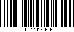 Código de barras (EAN, GTIN, SKU, ISBN): '7898148250646'
