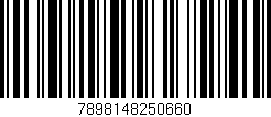 Código de barras (EAN, GTIN, SKU, ISBN): '7898148250660'