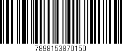 Código de barras (EAN, GTIN, SKU, ISBN): '7898153870150'