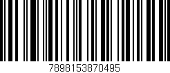 Código de barras (EAN, GTIN, SKU, ISBN): '7898153870495'