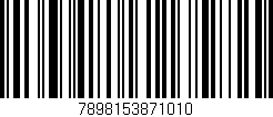 Código de barras (EAN, GTIN, SKU, ISBN): '7898153871010'