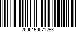 Código de barras (EAN, GTIN, SKU, ISBN): '7898153871256'