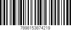 Código de barras (EAN, GTIN, SKU, ISBN): '7898153874219'