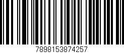Código de barras (EAN, GTIN, SKU, ISBN): '7898153874257'