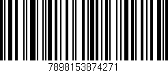 Código de barras (EAN, GTIN, SKU, ISBN): '7898153874271'