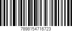 Código de barras (EAN, GTIN, SKU, ISBN): '7898154716723'