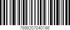 Código de barras (EAN, GTIN, SKU, ISBN): '7898207040188'