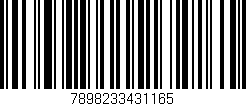 Código de barras (EAN, GTIN, SKU, ISBN): '7898233431165'