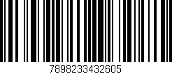 Código de barras (EAN, GTIN, SKU, ISBN): '7898233432605'