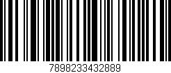 Código de barras (EAN, GTIN, SKU, ISBN): '7898233432889'
