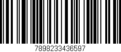 Código de barras (EAN, GTIN, SKU, ISBN): '7898233436597'