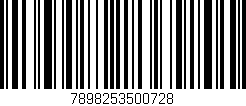 Código de barras (EAN, GTIN, SKU, ISBN): '7898253500728'