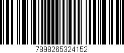 Código de barras (EAN, GTIN, SKU, ISBN): '7898265324152'