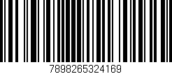 Código de barras (EAN, GTIN, SKU, ISBN): '7898265324169'