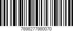 Código de barras (EAN, GTIN, SKU, ISBN): '7898277980070'