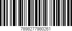 Código de barras (EAN, GTIN, SKU, ISBN): '7898277980261'