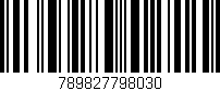 Código de barras (EAN, GTIN, SKU, ISBN): '789827798030'