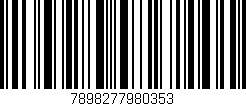 Código de barras (EAN, GTIN, SKU, ISBN): '7898277980353'