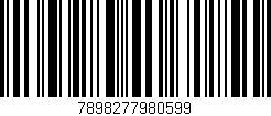 Código de barras (EAN, GTIN, SKU, ISBN): '7898277980599'