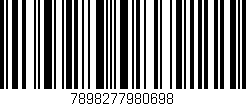 Código de barras (EAN, GTIN, SKU, ISBN): '7898277980698'
