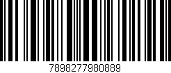 Código de barras (EAN, GTIN, SKU, ISBN): '7898277980889'