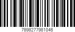 Código de barras (EAN, GTIN, SKU, ISBN): '7898277981046'