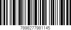 Código de barras (EAN, GTIN, SKU, ISBN): '7898277981145'