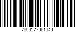 Código de barras (EAN, GTIN, SKU, ISBN): '7898277981343'