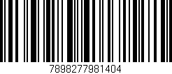 Código de barras (EAN, GTIN, SKU, ISBN): '7898277981404'