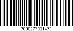 Código de barras (EAN, GTIN, SKU, ISBN): '7898277981473'