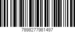 Código de barras (EAN, GTIN, SKU, ISBN): '7898277981497'