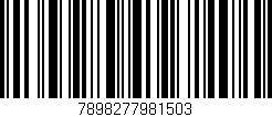 Código de barras (EAN, GTIN, SKU, ISBN): '7898277981503'